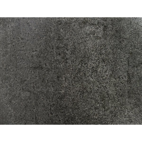 Кашпо TREEZ Effectory Stone Куб Тёмно-серый камень H-20 см в интернет-магазине Decoram.ru Фото