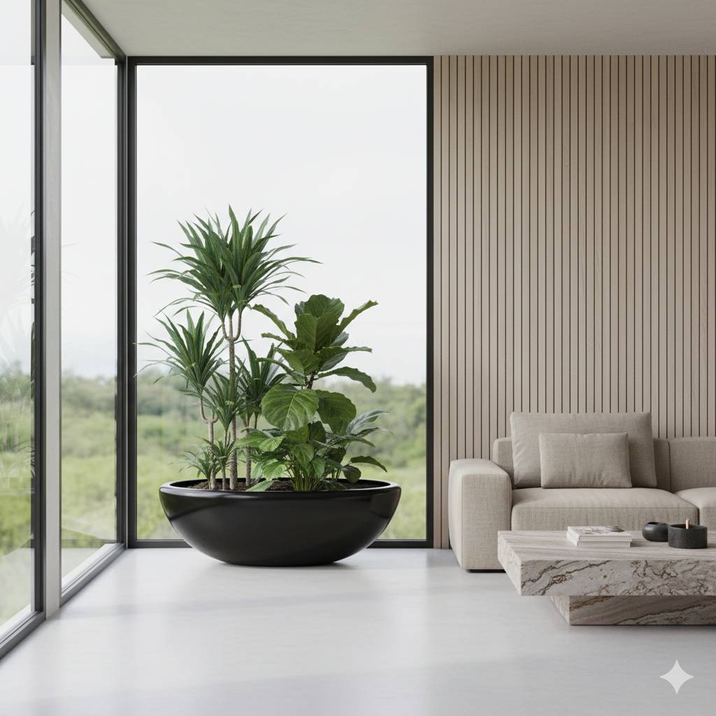 Кашпо Чаша 45x150 в интернет-магазине Decoram.ru Фото