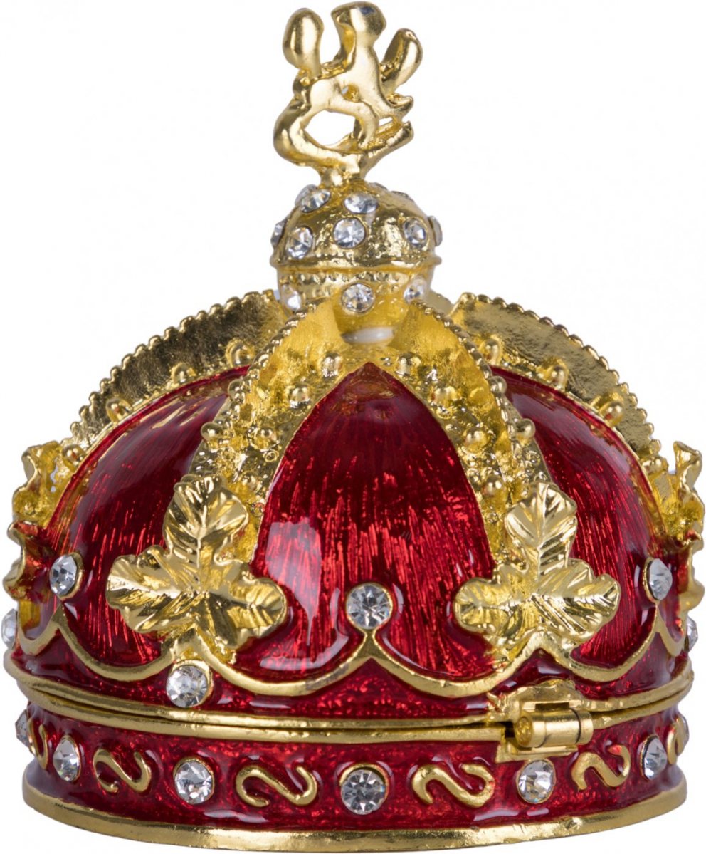 Шкатулка со стразами Корона в интернет-магазине Decoram.ru Фото