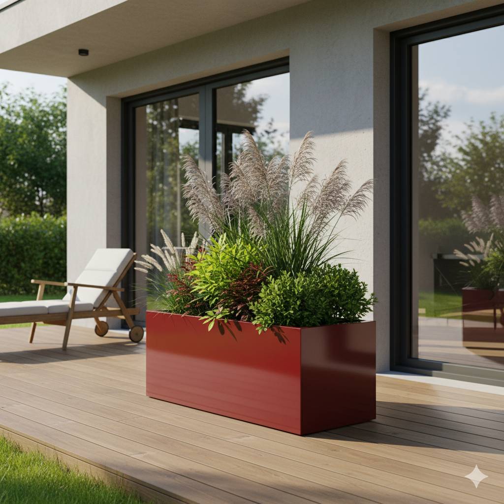 Кашпо Прямоугольник 95x65x25 в интернет-магазине Decoram.ru Фото