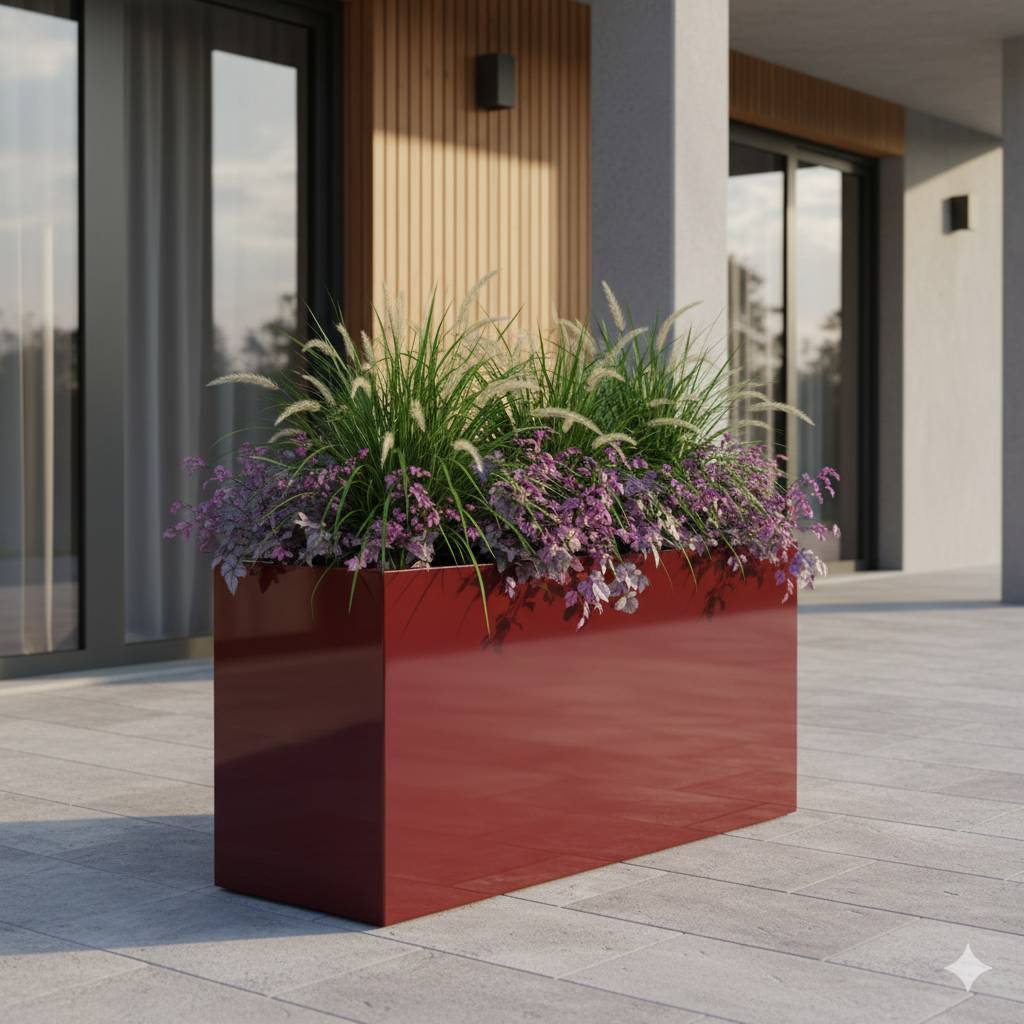 Кашпо Прямоугольник 95x65x25 в интернет-магазине Decoram.ru Фото