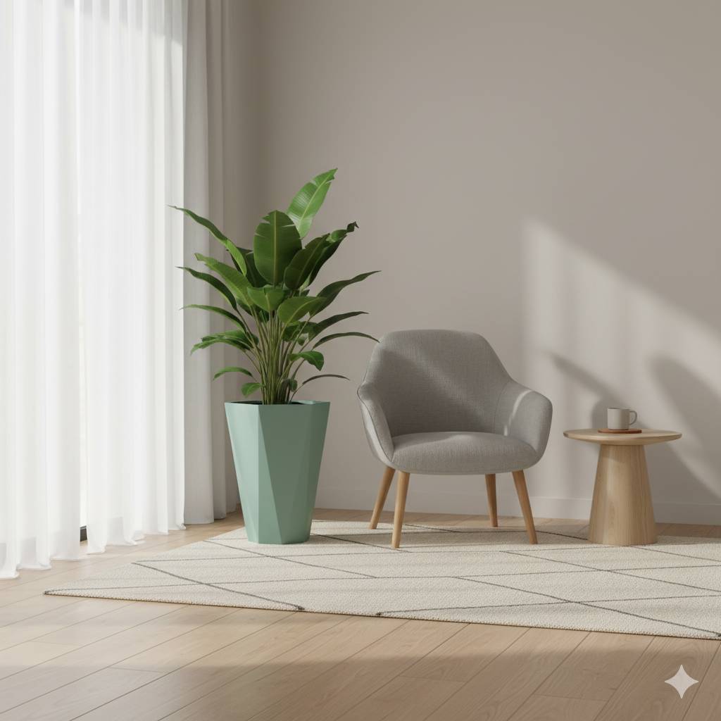 Кашпо Многоугольник 30x27 в интернет-магазине Decoram.ru Фото