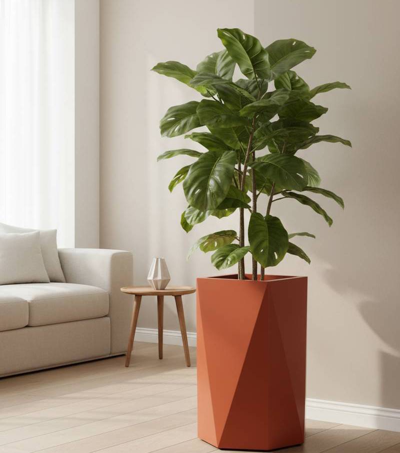 Кашпо Трапеция 80x40 в интернет-магазине Decoram.ru Фото