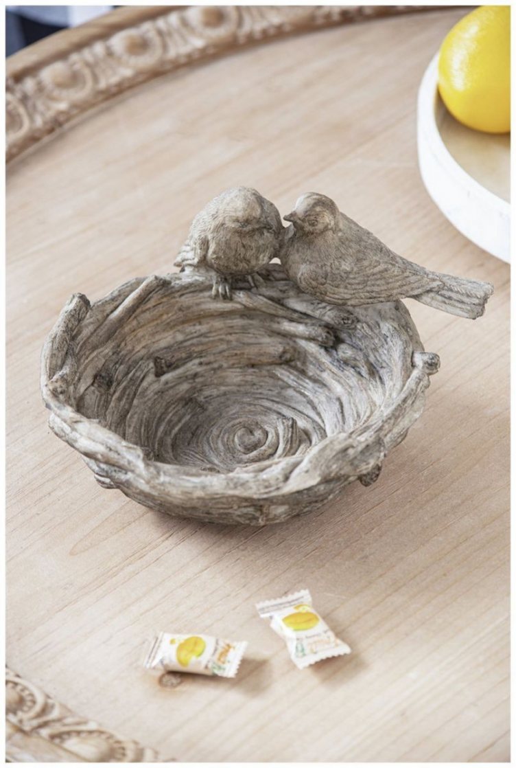 Чаша Птички 23x19x13 см в интернет-магазине Decoram.ru Фото