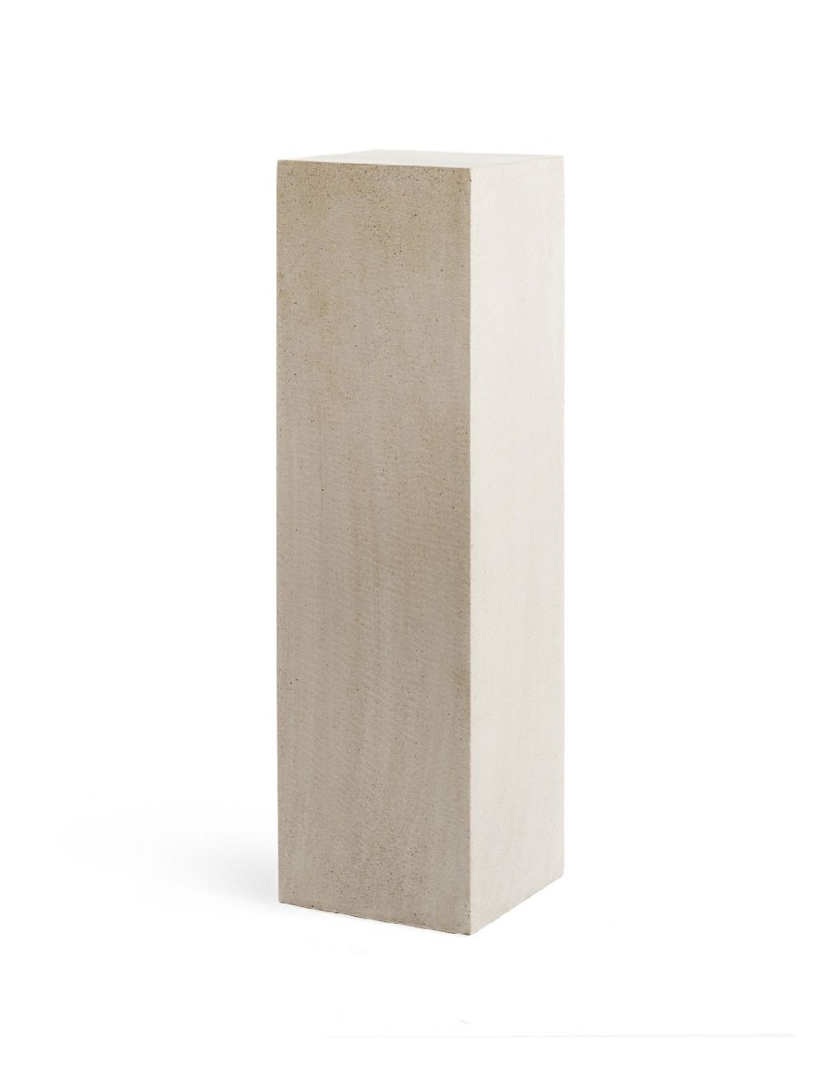 Пьедестал для цветов TREEZ Effectory Beton Белый песок H-120 см в интернет-магазине Decoram.ru Фото