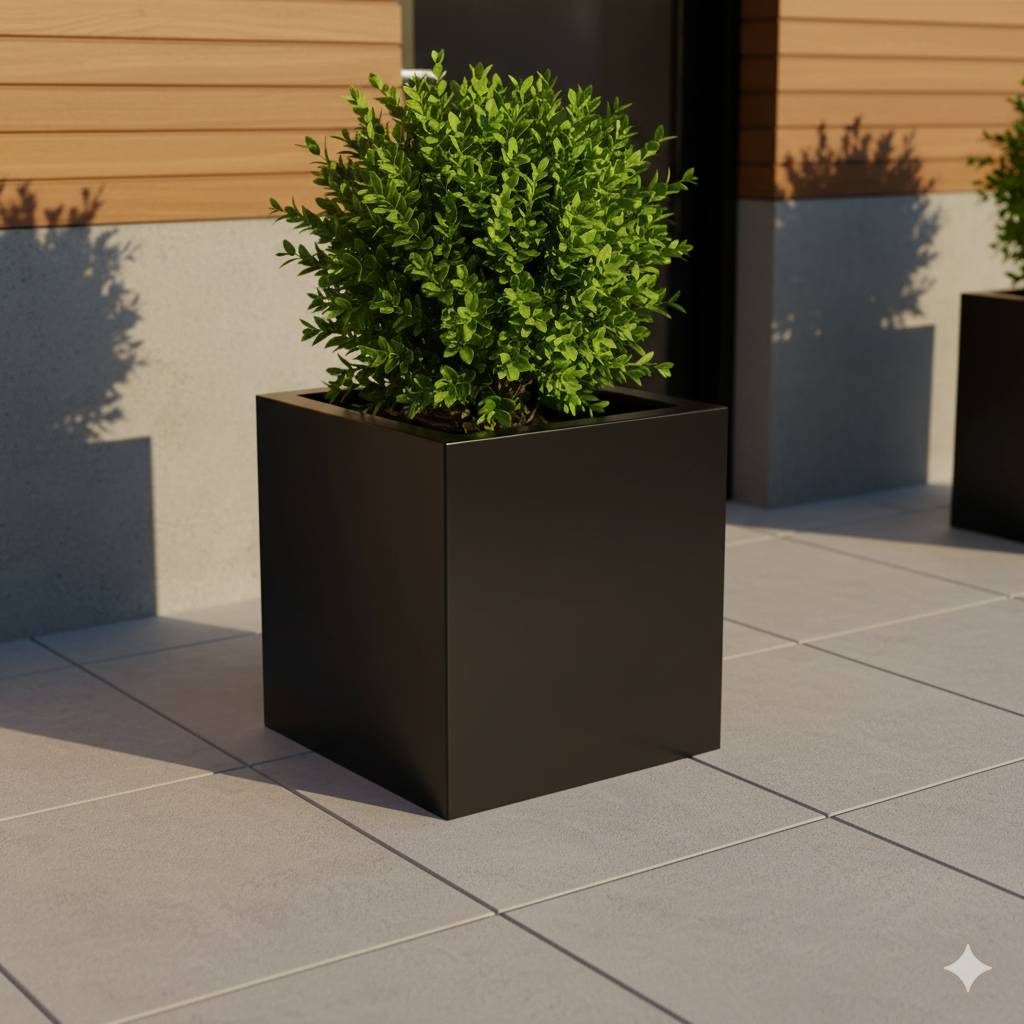Кашпо Квадрат 30x30x30 в интернет-магазине Decoram.ru Фото