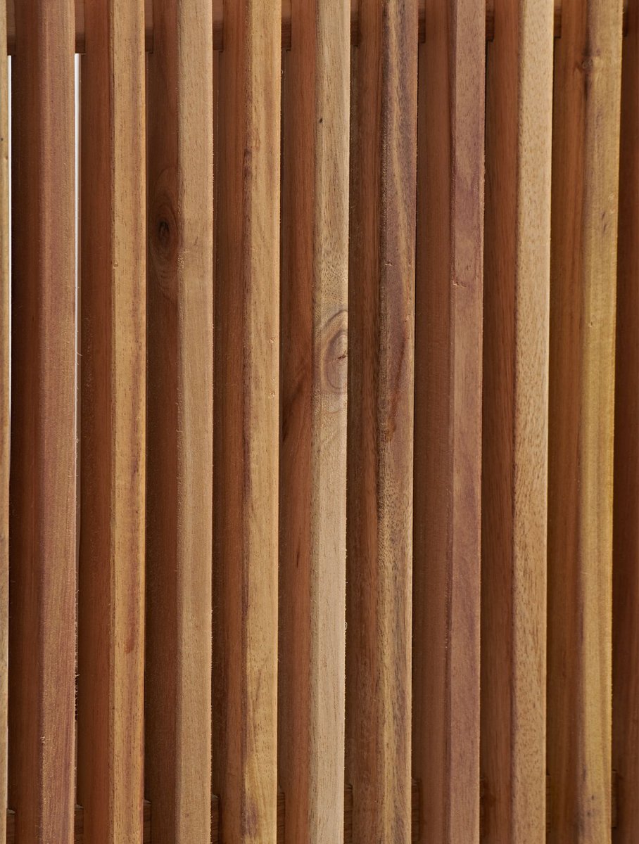 Кашпо деревянное TREEZ Effectory Timberline Высокий дивайдер тёмное дерево H-90 см в интернет-магазине Decoram.ru Фото