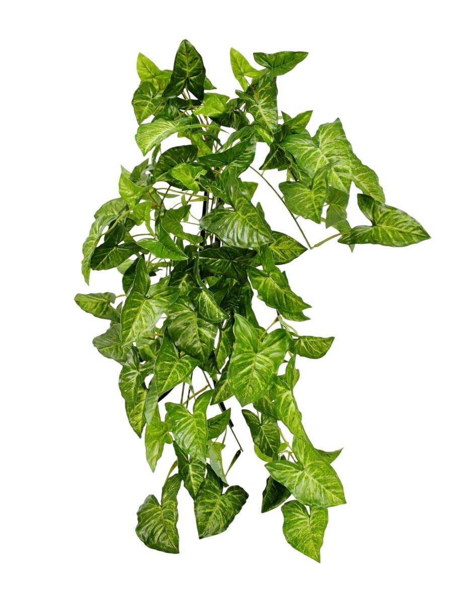 Сингониум искусственный ампельный H-80 см в интернет-магазине Decoram.ru Фото